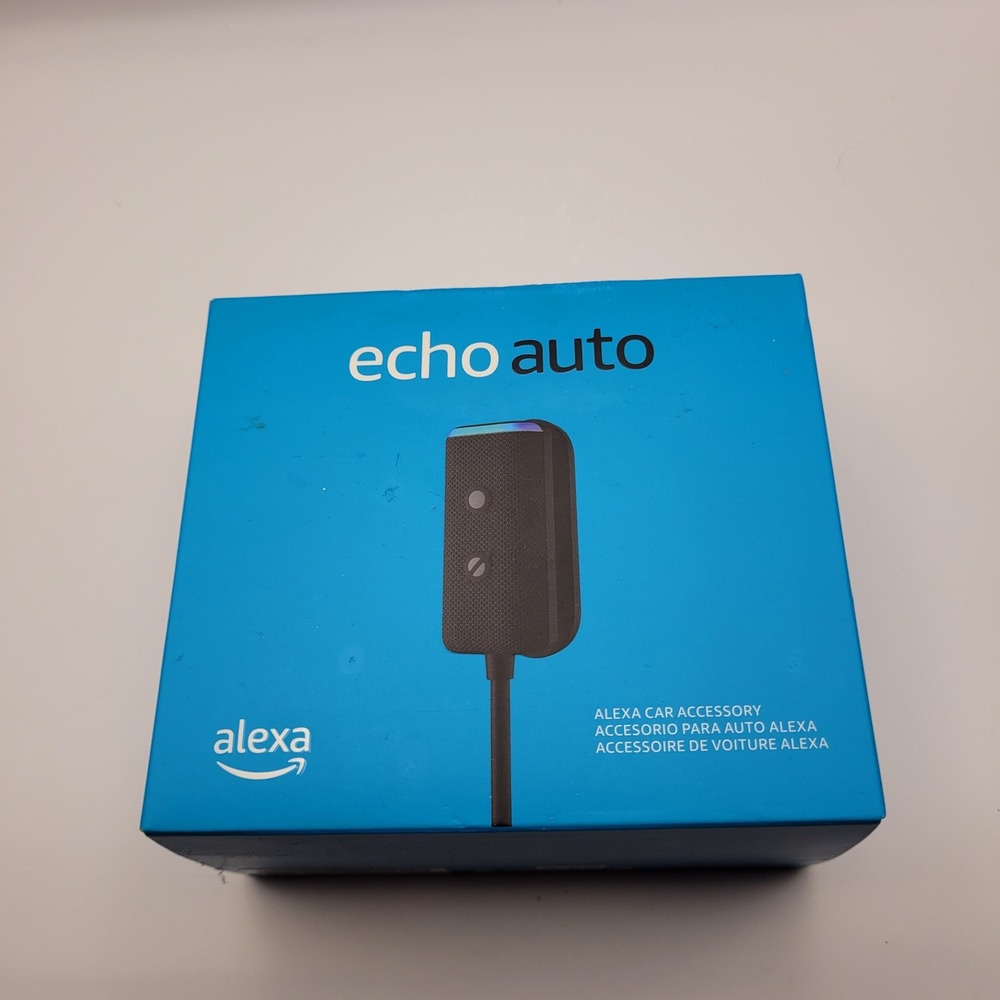 Amazon Echo Auto 2nd Gen Alexa Car Accessory Hands-Free G2R8WD Black NEW